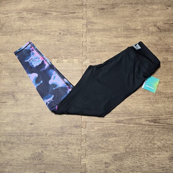 Sea Doo UV +50 Protection Sport Leggings Black Women Size Small Quick Dry NWT - Picture 2 of 13